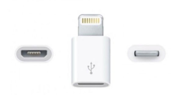 Apple Lightning micro USB adapter