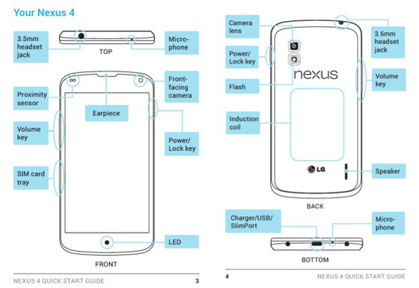 LG Nexus 4 priručnik user manual