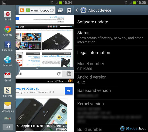 Galaxy S3 multi-window Galaxy S3 multi-window