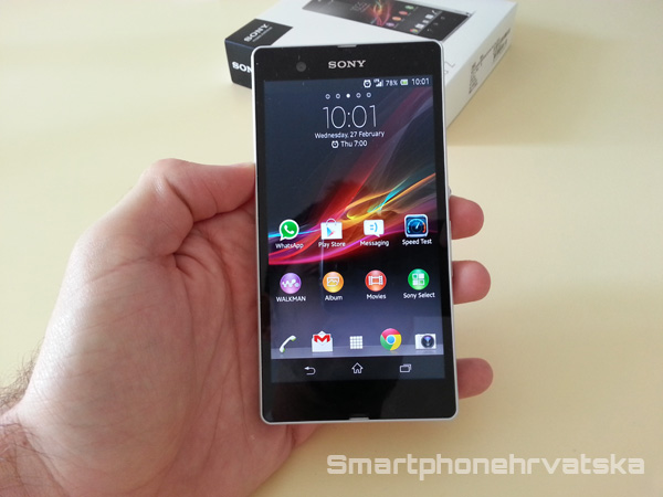 Sony Xperia Z test Sony Xperia Z test