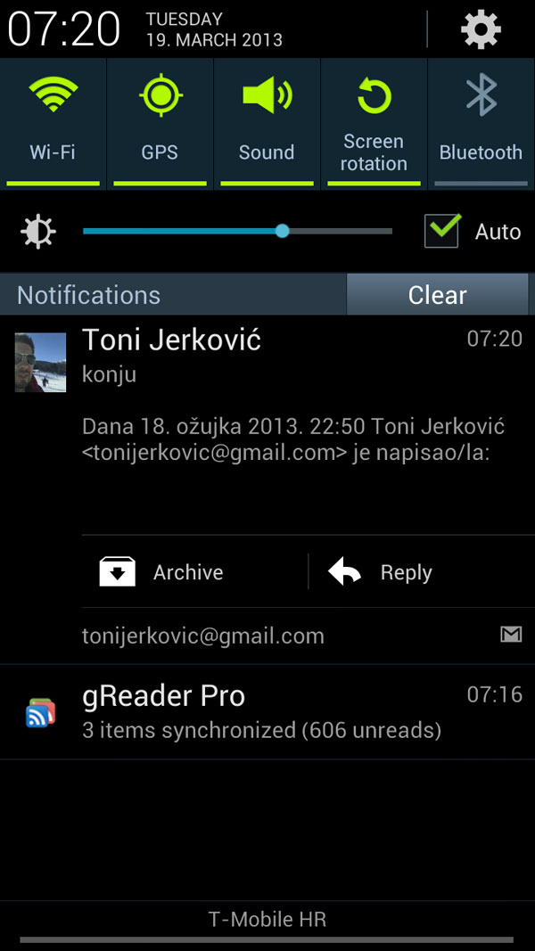 Gmail-obavijest Gmail-obavijest