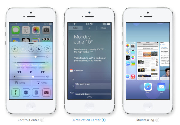 iOS 7 novosti iOS 7 novosti