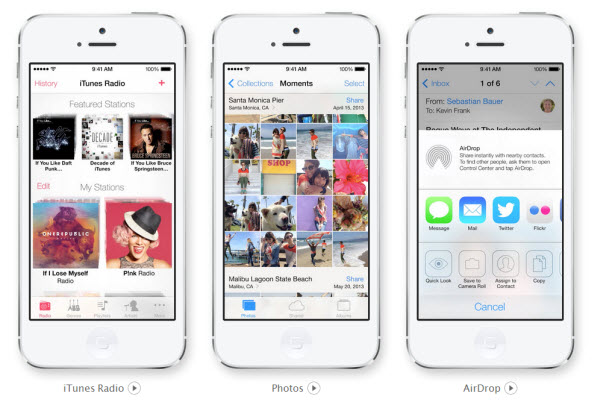 iOS 7 novosti iOS 7 novosti