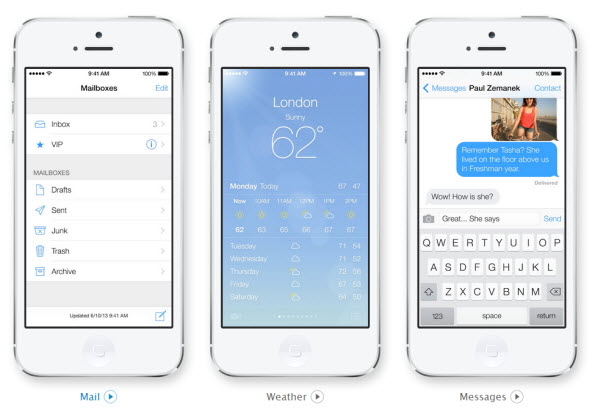 iOS 7 novosti iOS 7 novosti