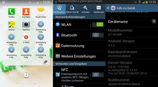 Galaxy S2 Plus Android 4.2.2 Galaxy S2 Plus Android 4.2.2