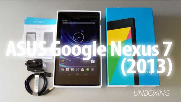 Google Nexus 7 2013 unboxing Nexus 7 2 unboxing