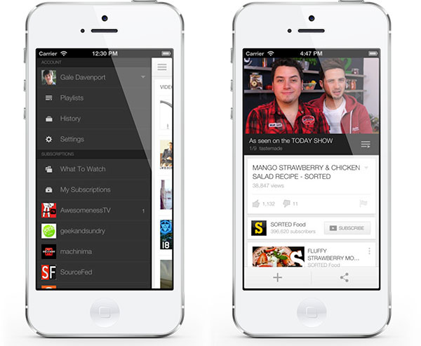 Novi Youtube 2.0 za iOS Novi Youtube 2.0 za iOS