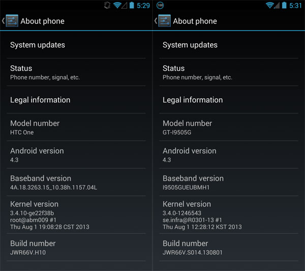 Google Play Edition Samsung Galaxy S4 i HTC One Android 4.3. Google Play Edition Samsung Galaxy S4 i HTC One Android 4.3.