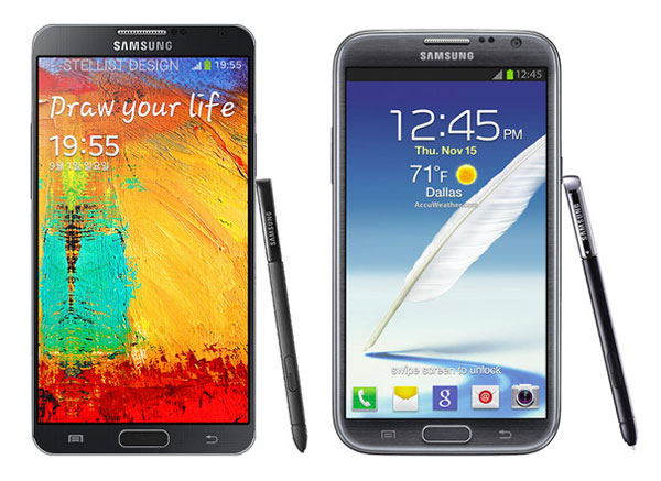 Galaxy Note 3 vs Note 2