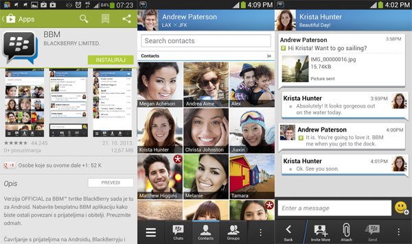 BBM za android i iOS BBM za android i iOS