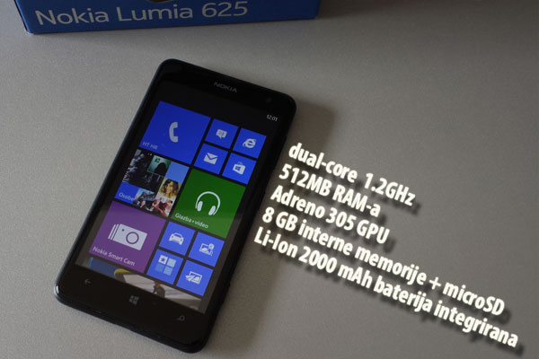 Nokia Lumia 625 recenzija perofrmanse Nokia Lumia 625 recenzija perofrmanse