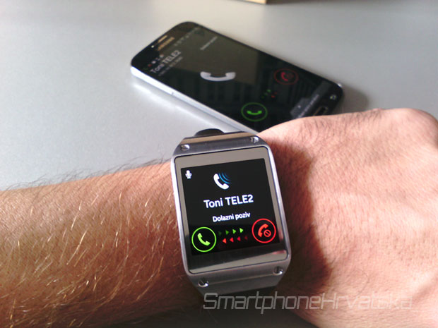 Galaxy Gear telefonija Galaxy Gear telefonija