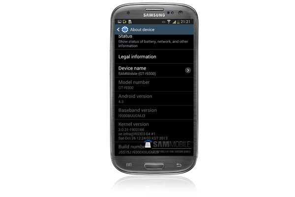 Galaxy S3 službeni android 4.3 Galaxy S3 službeni android 4.3