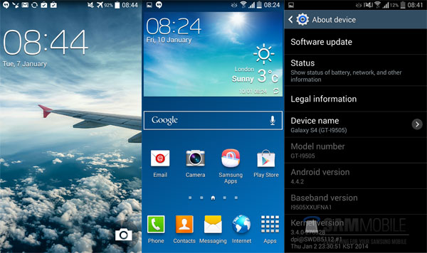 Galaxy S4 kitkat testni romI9505XXUFNA1