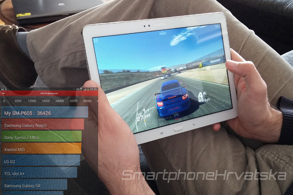 Samsung Galaxy Note 10.1 2014 recenzija performanse