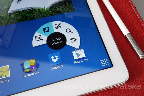 Samsung Galaxy Note 10.1 2014 recenzija zaslon