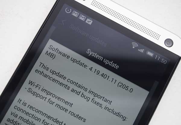 HTC One nova kitkat nadogradnja