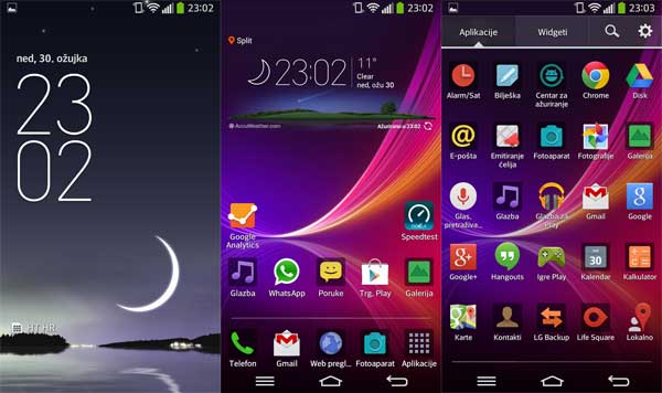 LG G FLEX Recenzija softver 1