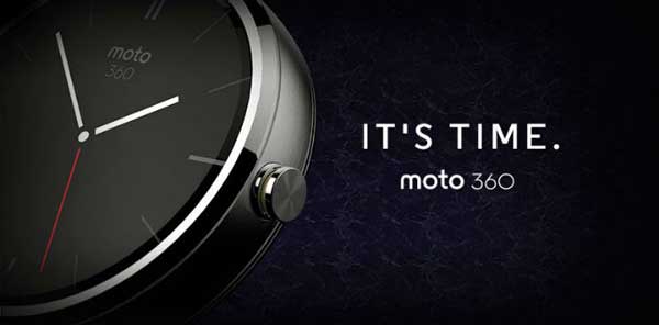 Moto 360 smartwatch
