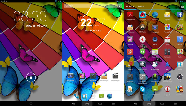 My Tab M71B-3G recenzija softver