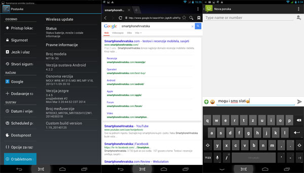 My Tab M71B-3G recenzija softver 2