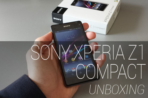 Sony Xperia z1 Copmact unboxing