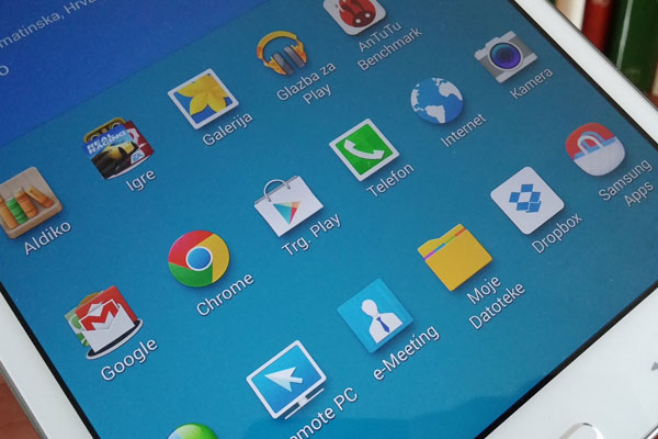 galaxy tab pro 8.4 recenzija softver zaslon