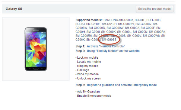 Galaxy S5 Prime SM-G906S