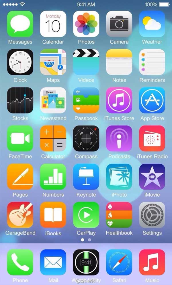 iphone 6 screenshot ios 8