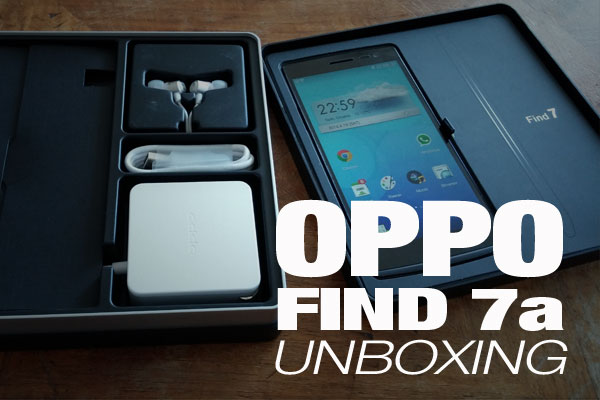 oppo find 7 unboxiong