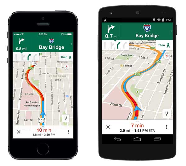 Nove Google Mape za android i iOS