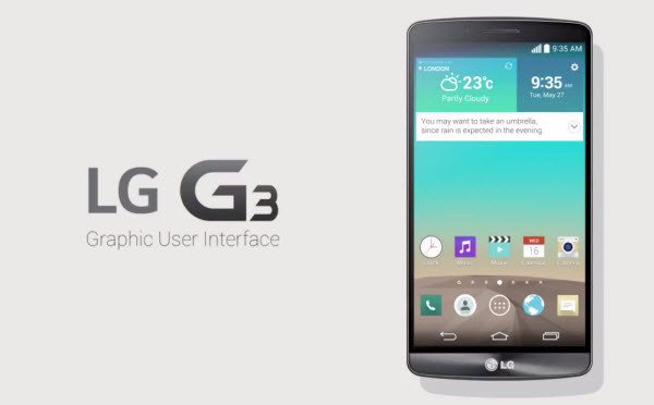LG G3 korisničko sučelje