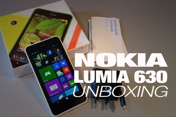 Nokia Lumia 630 UNBOXING