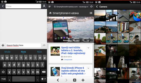 Xiaomi Redmi Note recenzija softver