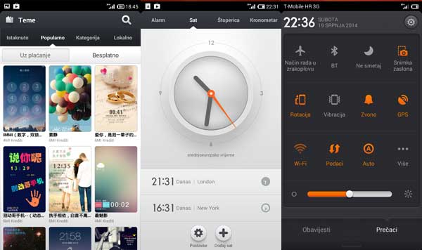 Xiaomi Redmi Note recenzija softver
