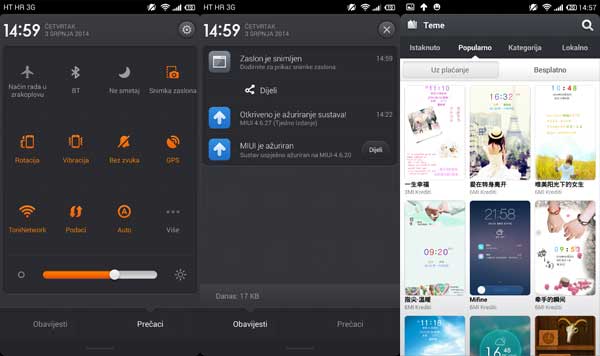xiaomi mi3 recenzija softver