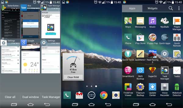LG G3 Task Manager