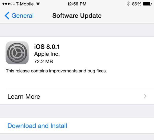 iOS 8.0.1
