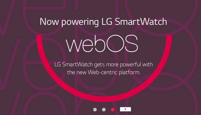 lg webOS smartwatch