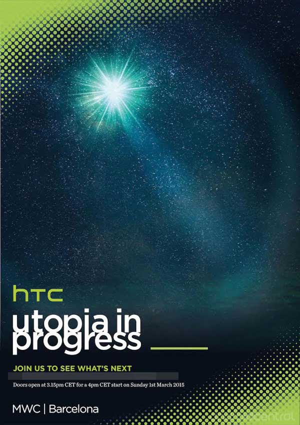 HTC One M9 pozivnica