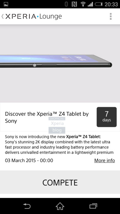 Sony Xperia Z4 Tablet stiže 3. ožujka (2)