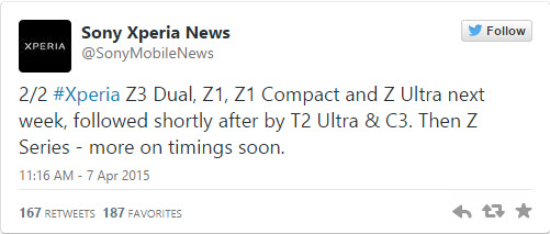 xperia z1 i z1 compact  lollipop