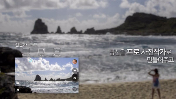 LG UX 4.0 kamera ručni