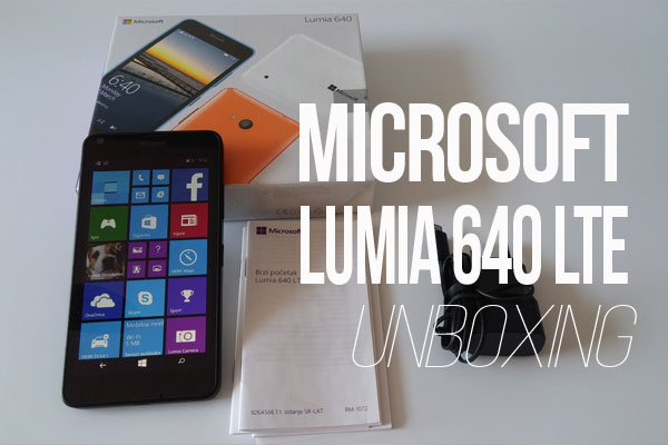 Microsoft Lumia 640 Unboxing
