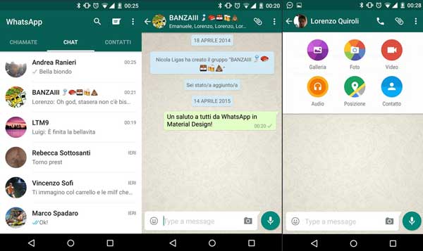 Novi WhatsApp s materijalnim izgledom