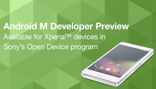 Isprobajte Android M na svojem Sony Xperia uređaju