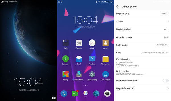 letv le max recenzija screenshot