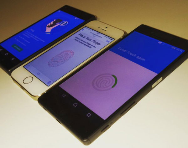 Sony Xperia Z5 skener otiska prsta (1)