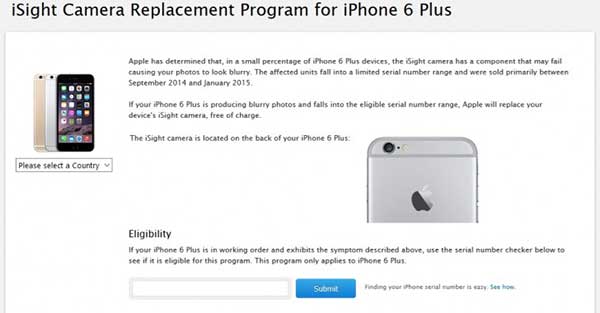 iPhone 6 Plus kamera problem