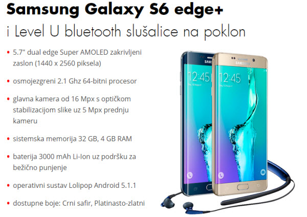 galaxy s6 edge+ u vipnetu